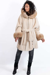 Women's exclusive alpaca coat Valentina